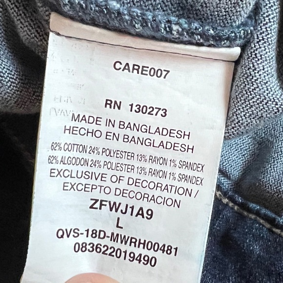 WRANGLER Authentics Women's Stretch Denim Jacket (Size L) - Picture 10 of 13